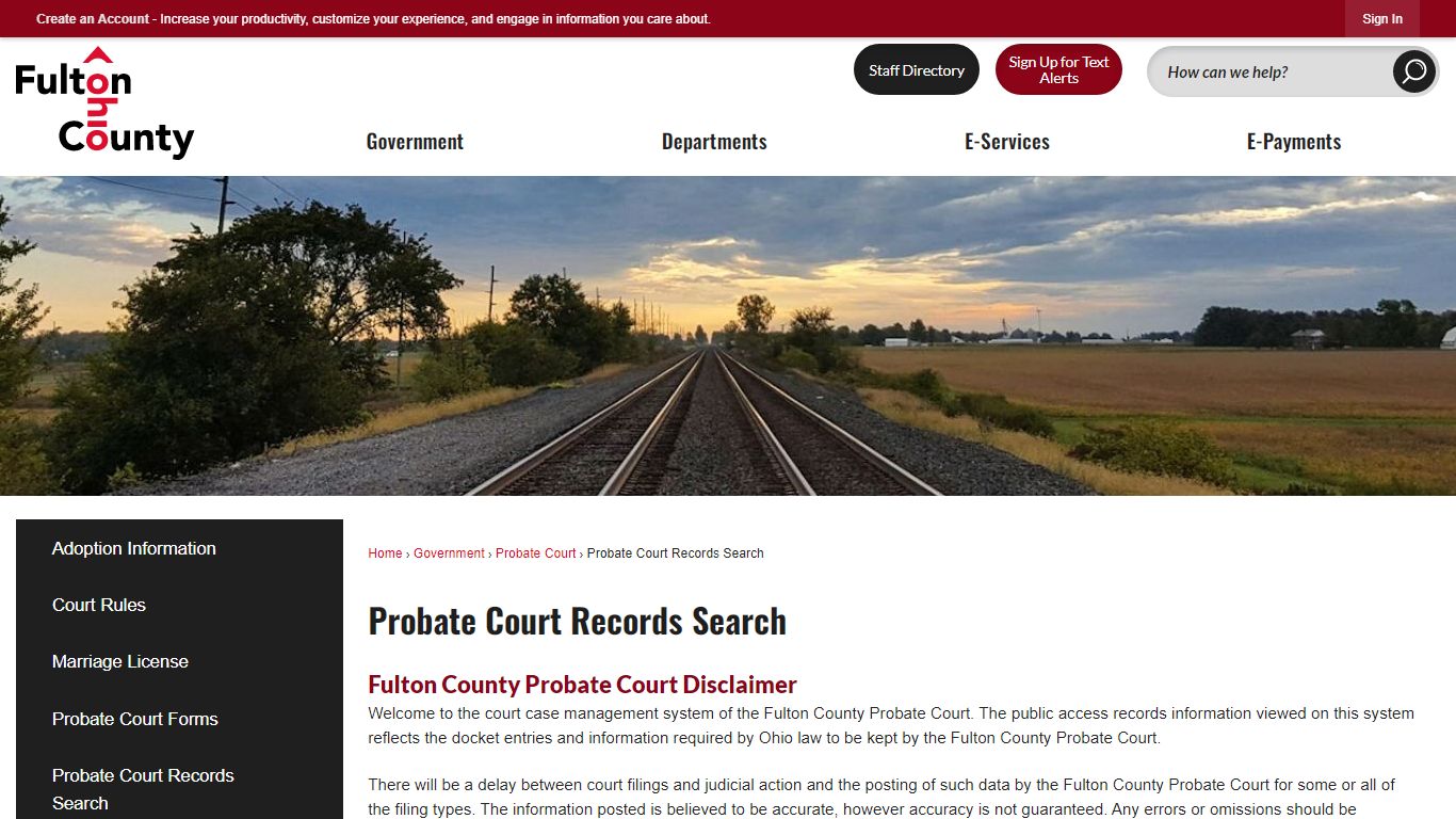 Probate Court Records Search | Fulton County, OH - Official Website